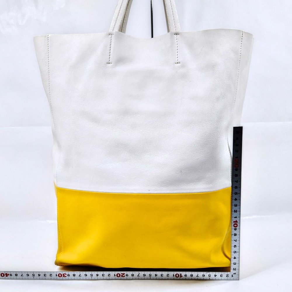 CELINE Tote Bag White Leather 1352955 - Picture 2 of 9